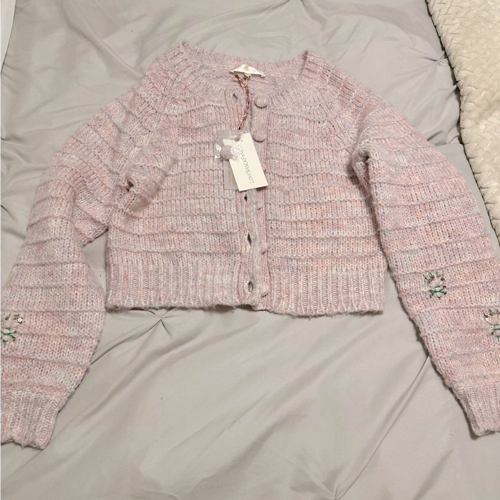 Brand New LoveShackFancy Cardigan Sweater